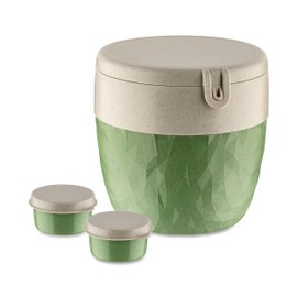 Bentobox L Bento Box Natural Leaf Green