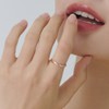 Gold&Dear 14KGP Daily Simple Ring Yellow Gold S (No. 9)