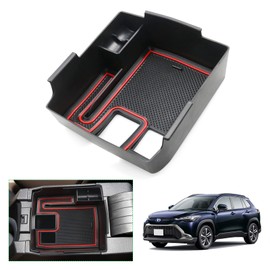 [GAFAT] TOYOTA Toyota Corolla Cross ZVG11/ZSG10/ZVG15/MXGA1# Model 2021-Present Corolla Cross Exclusive Car Storage Box External Console Box Interior Parts Center Console Box Dress Up ABS Material