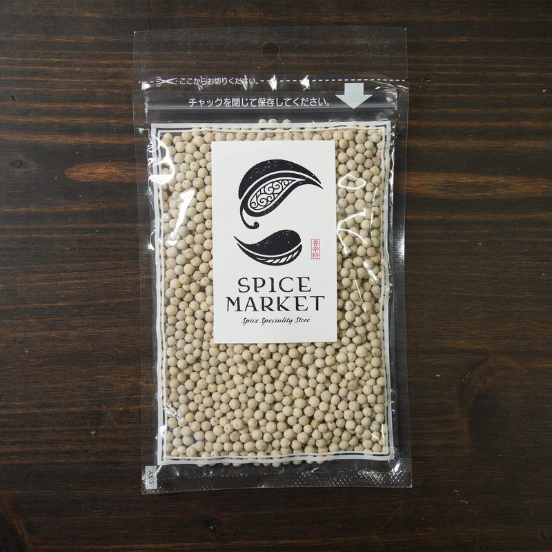 White Pepper Hole 3.5 oz (100 g) White Pepper Whole