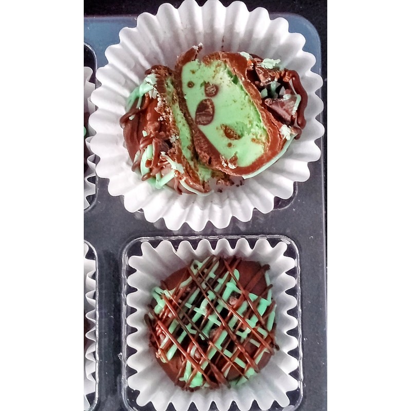 Bliss Lane Sweets Mint Chocolate Chip Truffles!! St. Patrick's Day!