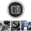 1Pc Mini Motorcycle Clocks,Lighting and Electrical,Stick On Analog Car Clock,Waterproof