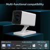 Mini Beamer Unterstützt 4K 1080P, Mini Projektor mit WiFi 6