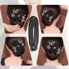 Moldeador de moños herramienta para moños franceses con flores y
