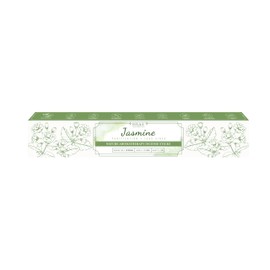 Organic-Natural-Non-Toxic-Jasmine-Incense-Sticks (86 Agarbatti Sticks) | 40 Minutes Long Lasting Burn for Positive Vibes, Relaxation, Aromatherapy, Air Purification, Meditation, Protection