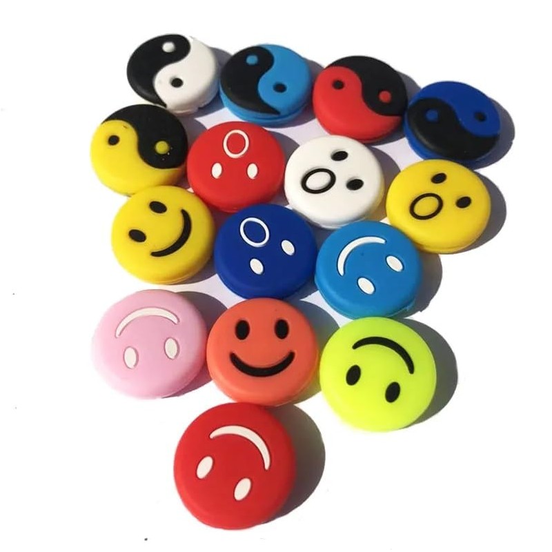 US-Style Tennis Vibration Stopper Set of 10 Smile Tai Chi