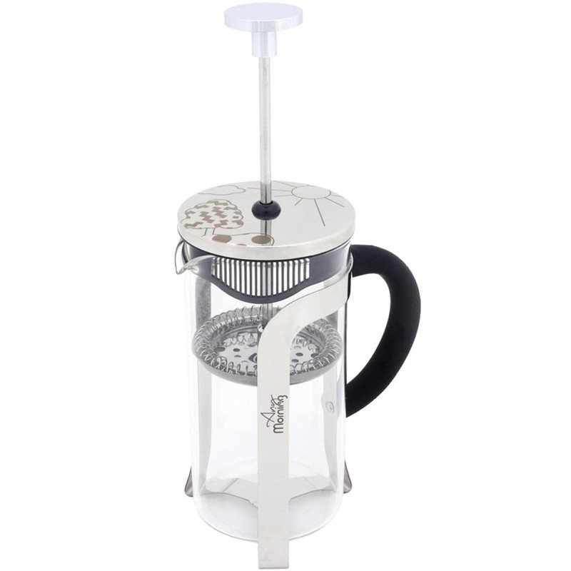 Any Morning French Press Coffee and Tea Maker, Borosilicate Glass
