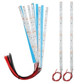 YIXISI 10 PCS 200mm Prewired Strip LED, 12V - 18V LED Strip Light, 2335 SMD LED Light, Red