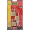 Burg-Wächter Padlock, Set of 3, 4 Keys, Trio 222, TRIO