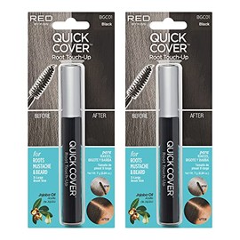 Kiss Colors Quick Cover Gray Hair Touch Up Brush Dark Brown BGC02 (2pcs)