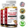Maca Root Organic Maca Root + Ginseng Extract Capsules -