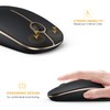 VssoPlor Vssoplor Wireless Mouse, 2.4G Slim Portable Computer Mouse with