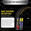 Tire Ink Yellow Paint Pen 2-Pack - Waterproof Permanent Paint