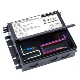 Dimmable LED Driver, Constant Voltage Power Supply with 5-in-1 Dimming (TRIAC/0-10V/1-10V/PWM/Potentiometer), UL Listed, for Indoor and Outdoor LED Lighting (60, Watts)