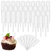 1000 Pcs Cupcake Pipettes Clear 4 ml Plastic Transfer Tubes