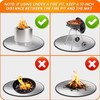 DocSafe 38 x 38 inches Round Fire Pit Mat, Upgraded