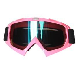 Eyeglasstor Dirt Bike Goggles for Women,Ski Goggle Women and Kids,Motorcycle ATV Goggles Adult Motocross Skiing Snow Goggle(Pink)