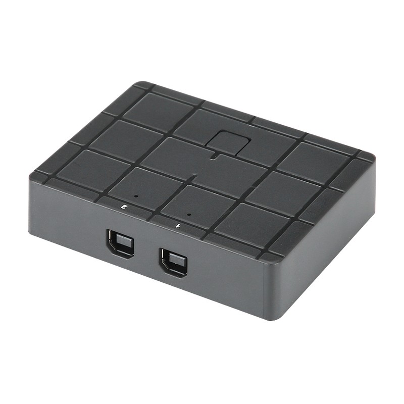 2-Port Switcher 2-in 1-out Converter USB Printer Computer Sharing U