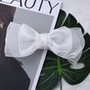 Newborn Bows for Baby Girls Lace White Headband Head Band