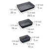 WENKO Drawer Organiser Felt, 7-Piece Storage Aid for Drawers Made