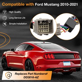 HQPASFY Sequential Tail Light Relay Module Kit 1 Pair - Compatible with Ford Mustang 2010-2021- Replaces# DD3016