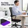 Purple Gel Honeycomb Slim 0.8 Seat Cushion for Office Chair,