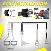 AKD Part 2 Leads Motorcycle Wiring Harness Kit w/Handlebar Switch