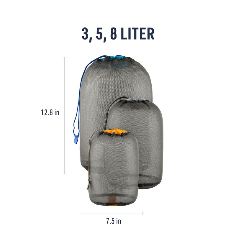 Sea to Summit Mesh Stuff Sack Set 3, 5, 8