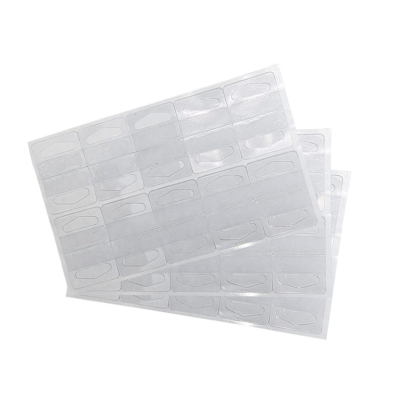 EXHIVIT Perchas Adhesivas, Colas De Pato, 1.000 Piezas C-61