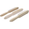 Kraftmann 85815 Wire Brush Set 3-Piece Wooden Handle 2-3-4 Rows
