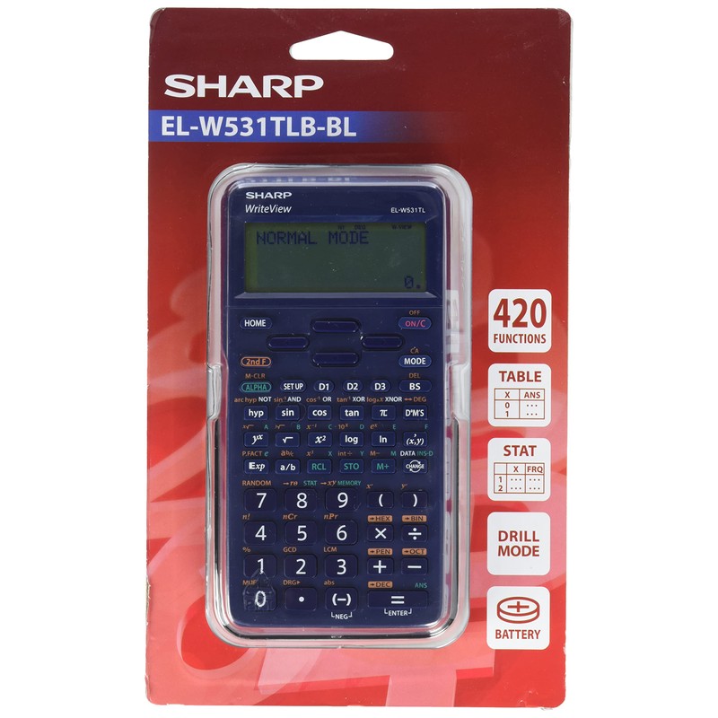 Sharp El-W531TL BL Scientific Calculator