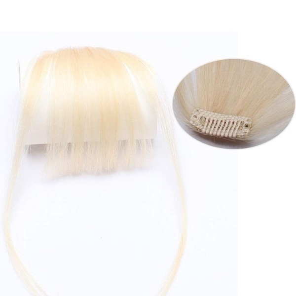 Clip in Fringe Hair Piece Human Hair 100% Remy One