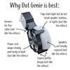 Dot Genie Affordable Essentials (3rd Gen) Voice Assistant Wall Mount