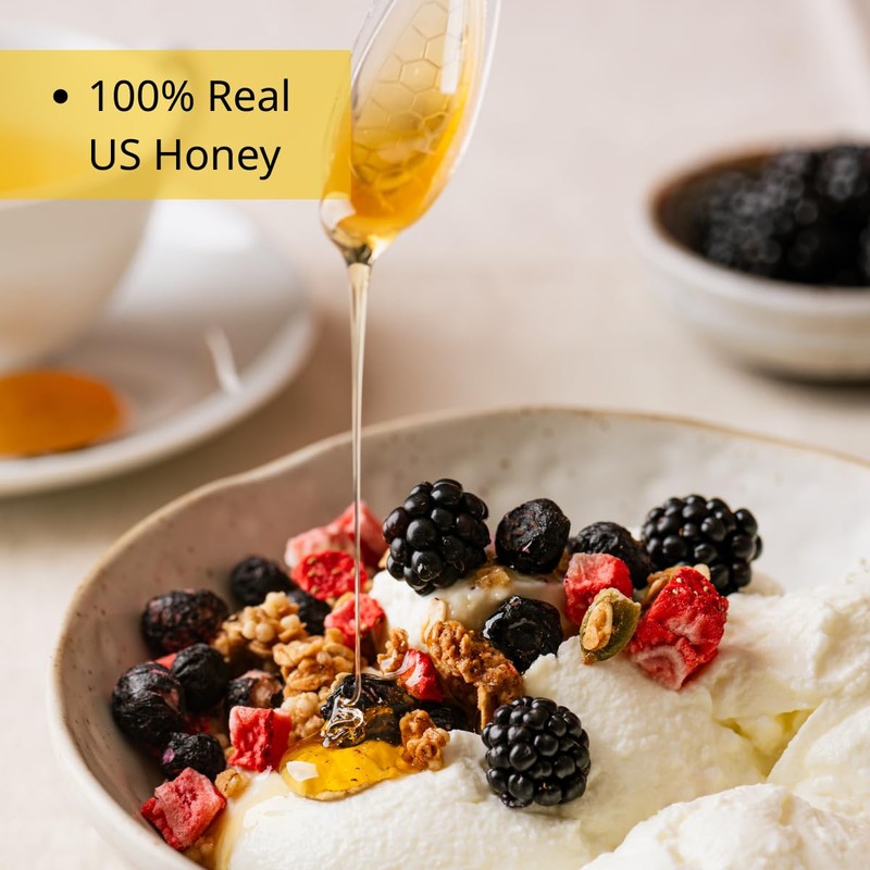 Some Honey Raw & Unfiltered Honey Spoon Stirrers – 100%