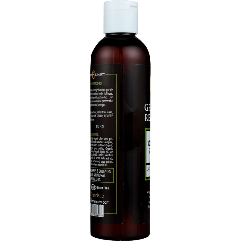 GRIFFIN REMEDY Volumizing Shampoo, 8 FZ