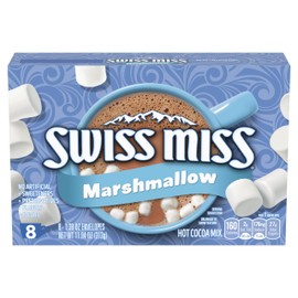 Swiss Miss Chocolate Hot Cocoa Mix With Marshmallows, 1.38 oz., 8-Count Envelopes
