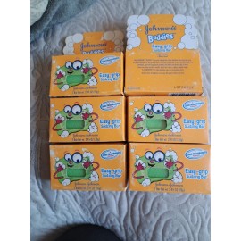JOHNSON'S 6 JOHNSON'S KIDS Buddies Easy-Grip Sudzing Soap  Discontinued  2.45 oz(rare)