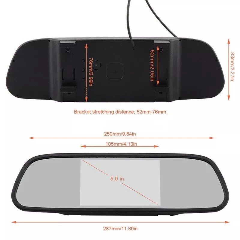 iPoster Car Rear View Backup Parking Camera Night Vision System