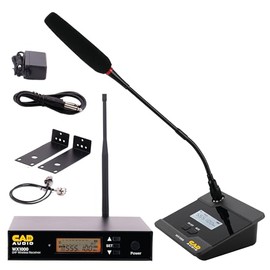 CAD UHF Wireless Gooseneck Microphone System - Frequency Agile