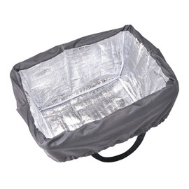 Carmate DZ545 Cash Register Type, Shopping Basket Size, Thermal Insulation, Aluminum Sheet, Insulated, ISOFIX Compatible, Car Seat, Fixable Type, Navy