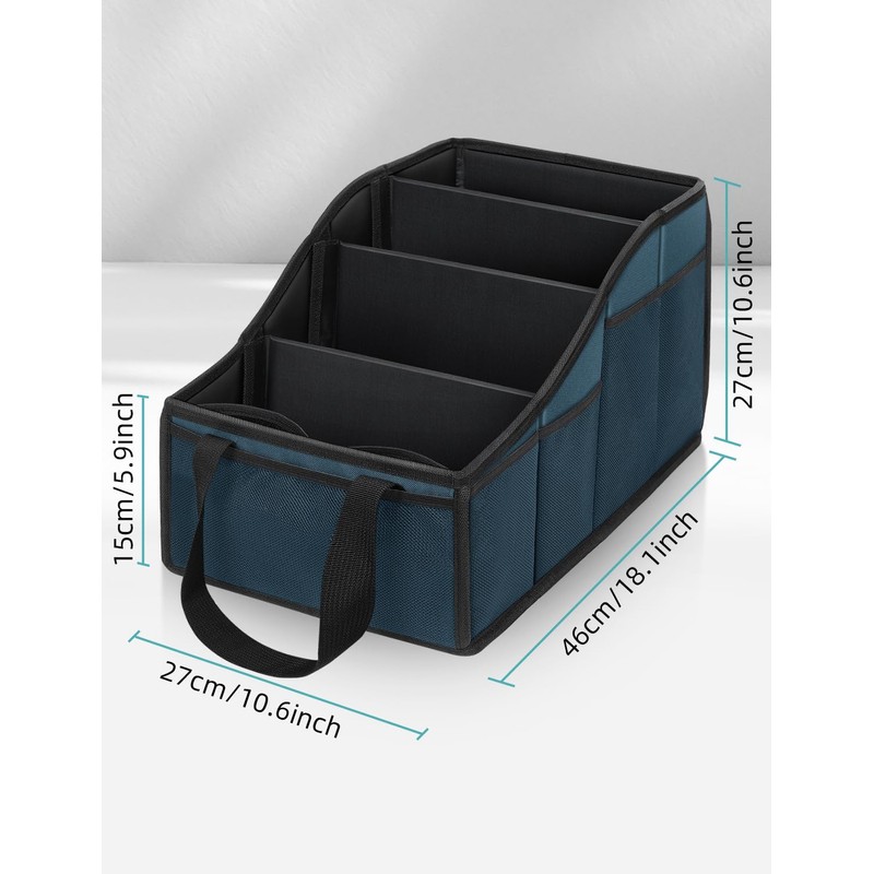 YOHOOLYO Car Seat Organizer Backseat Car Organizer with 4 Compartments,
