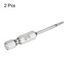 QUARKZMAN Pack of 2 T6 Security Torx Bit 1/4 Inch