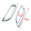 Xotic Tech Rear Reflector Fog Light Bumper Bezel Frame Cover