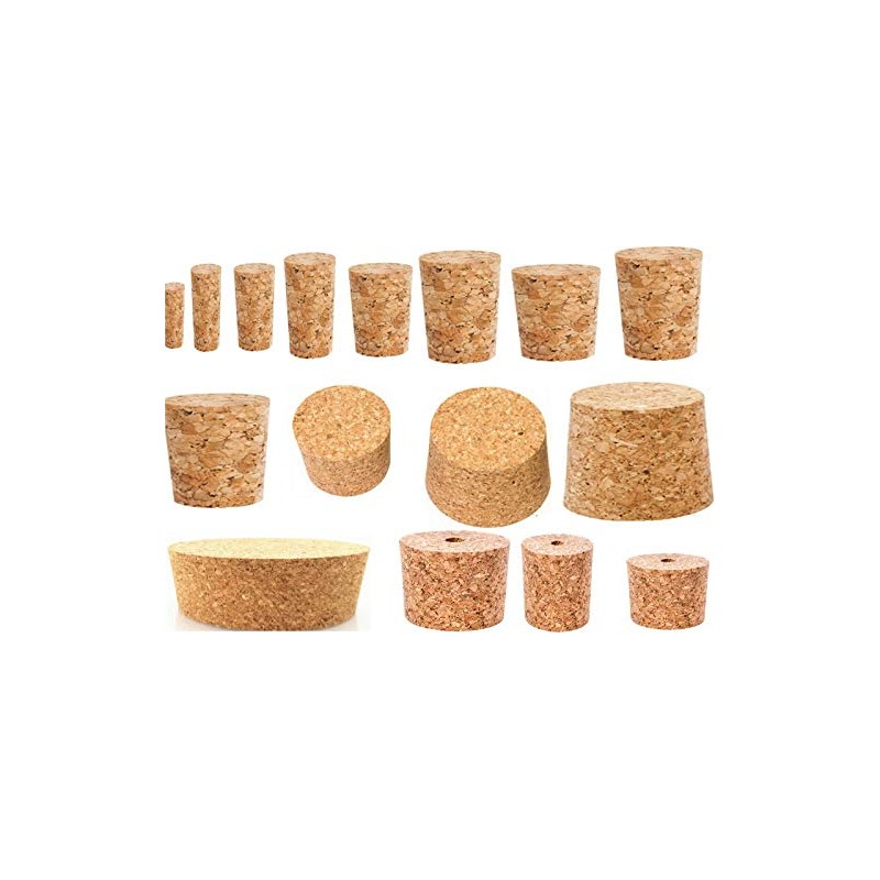 lilawelt24 Barrel Cork, 16 Sizes to Choose From, Natural Cork,