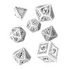 Q-Workshop Elvish Dice White/Black (7) Board Game