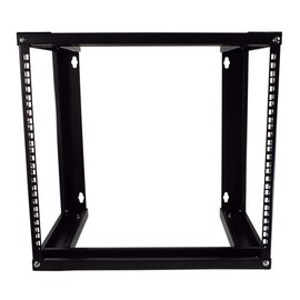CNAweb 9U Wall Mount Open Frame 19" Server Equipment Rack 19 inch Depth – Black