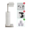 Toilet Paper Holder Stand, Free Standing Toilet Paper Roll Holder
