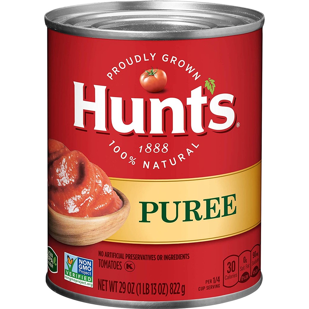 Hunt's Tomato Puree, 29 oz, 12 Pack