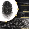 Drawstring Ponytail Afro Kinky Curly Ponytails for Black Women, PEACOCO