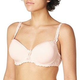 Simone Perele Women’s Andora 3D Molded-Cup Bra: French T-Shirt Bra Style, 34B, Blush